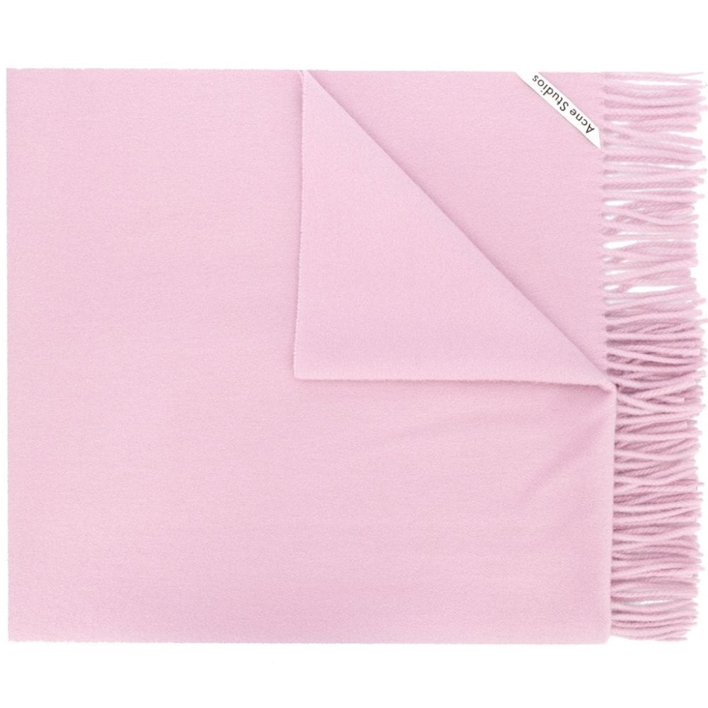 Acne studio oversized wool scarf Lavender NWT - Picture 4 of 5